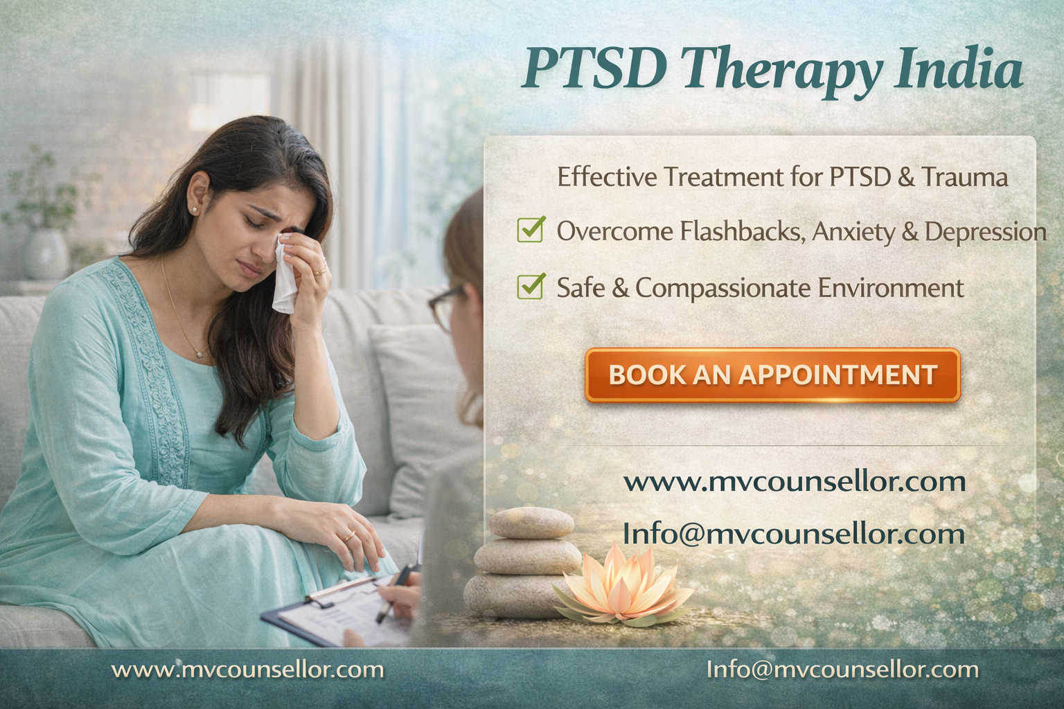 PTSD Therapy in India: Effective Treatment for Trauma, Anxiety & Emotional Recovery